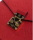 Сумка Louis Vuitton Pochette Metis Empreinte Red